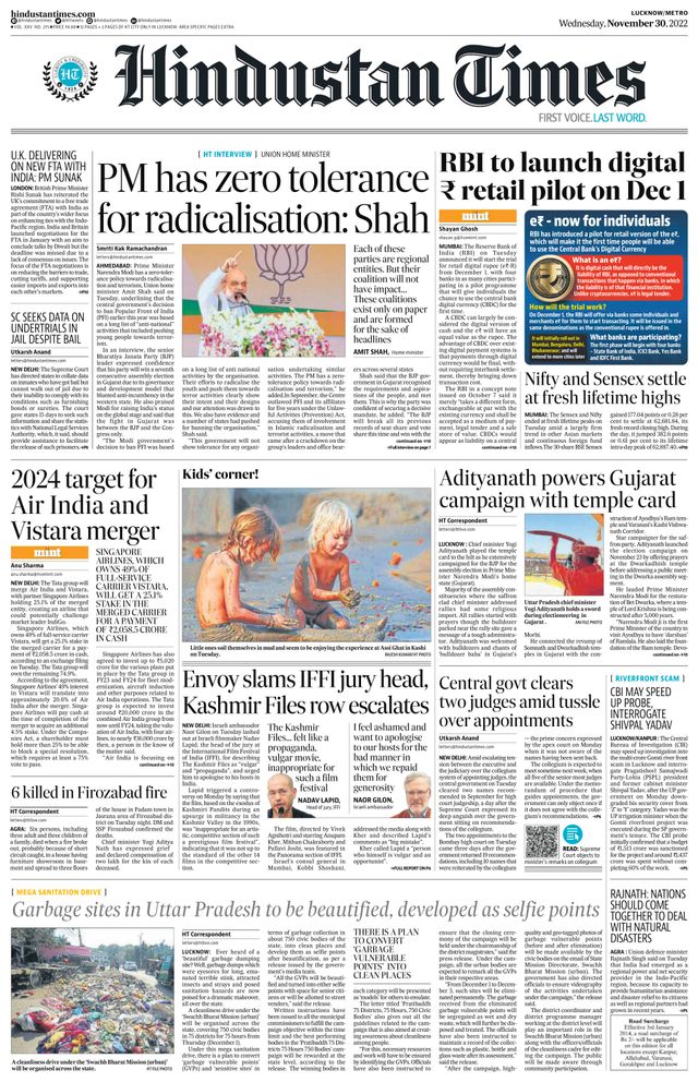 Hindustan Times Lucknow
