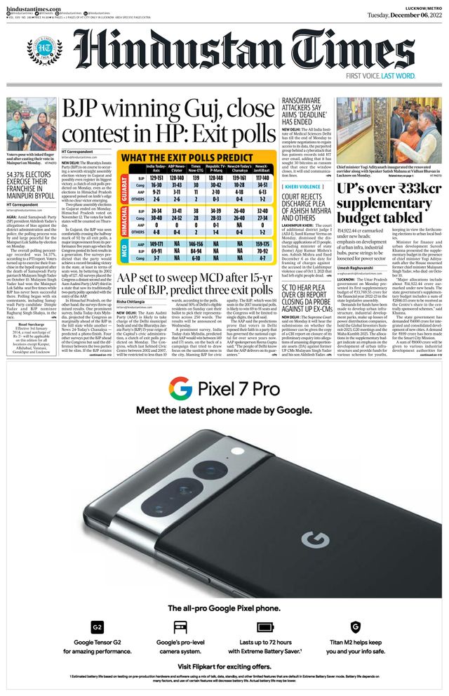 Hindustan Times Lucknow