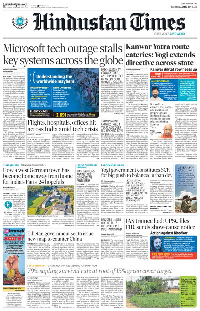Hindustan Times Lucknow
