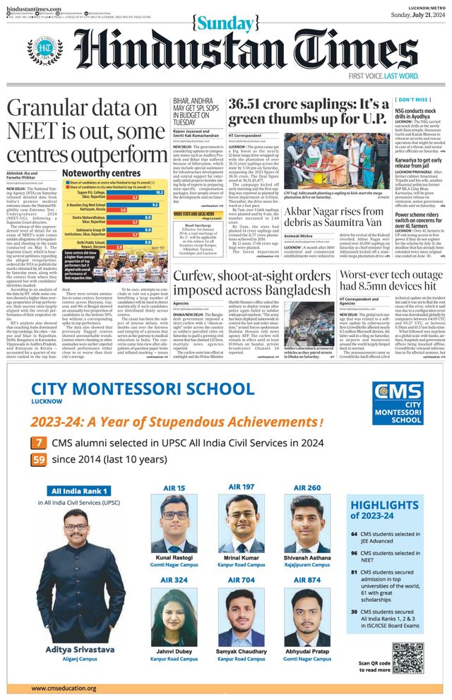 Hindustan Times Lucknow