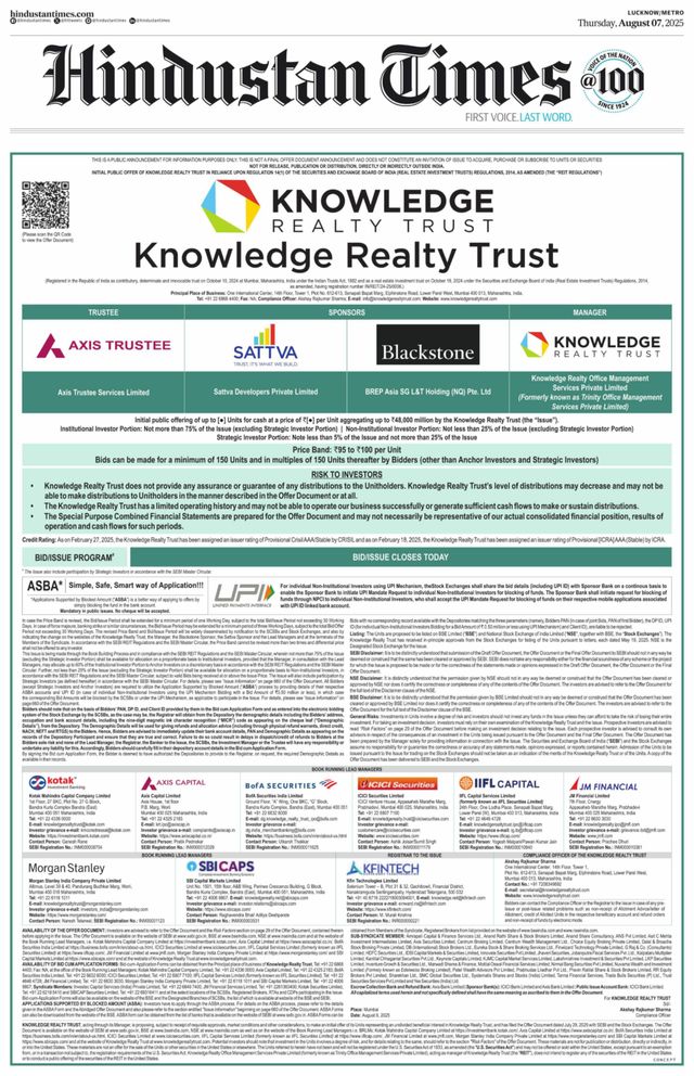 Hindustan Times Lucknow