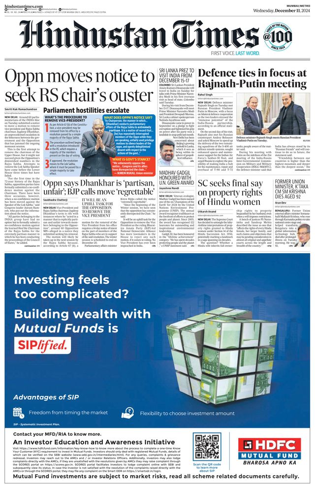 Hindustan Times Mumbai