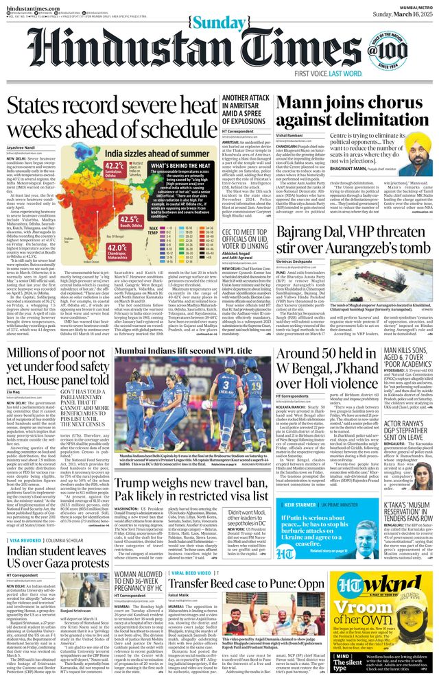 Hindustan Times Mumbai