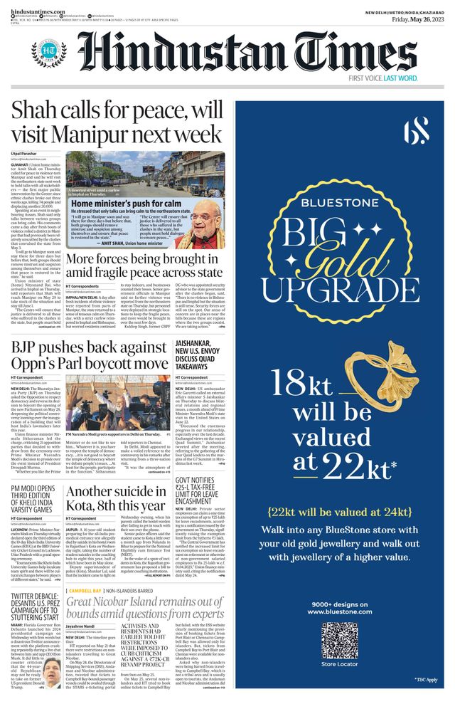 Hindustan Times Noida