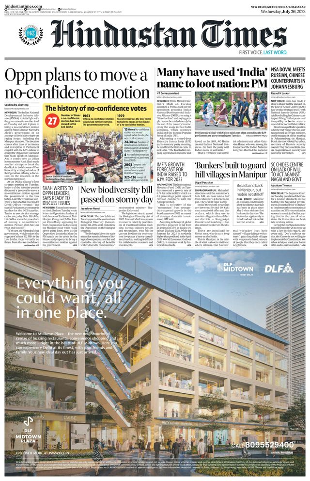 Hindustan Times Noida
