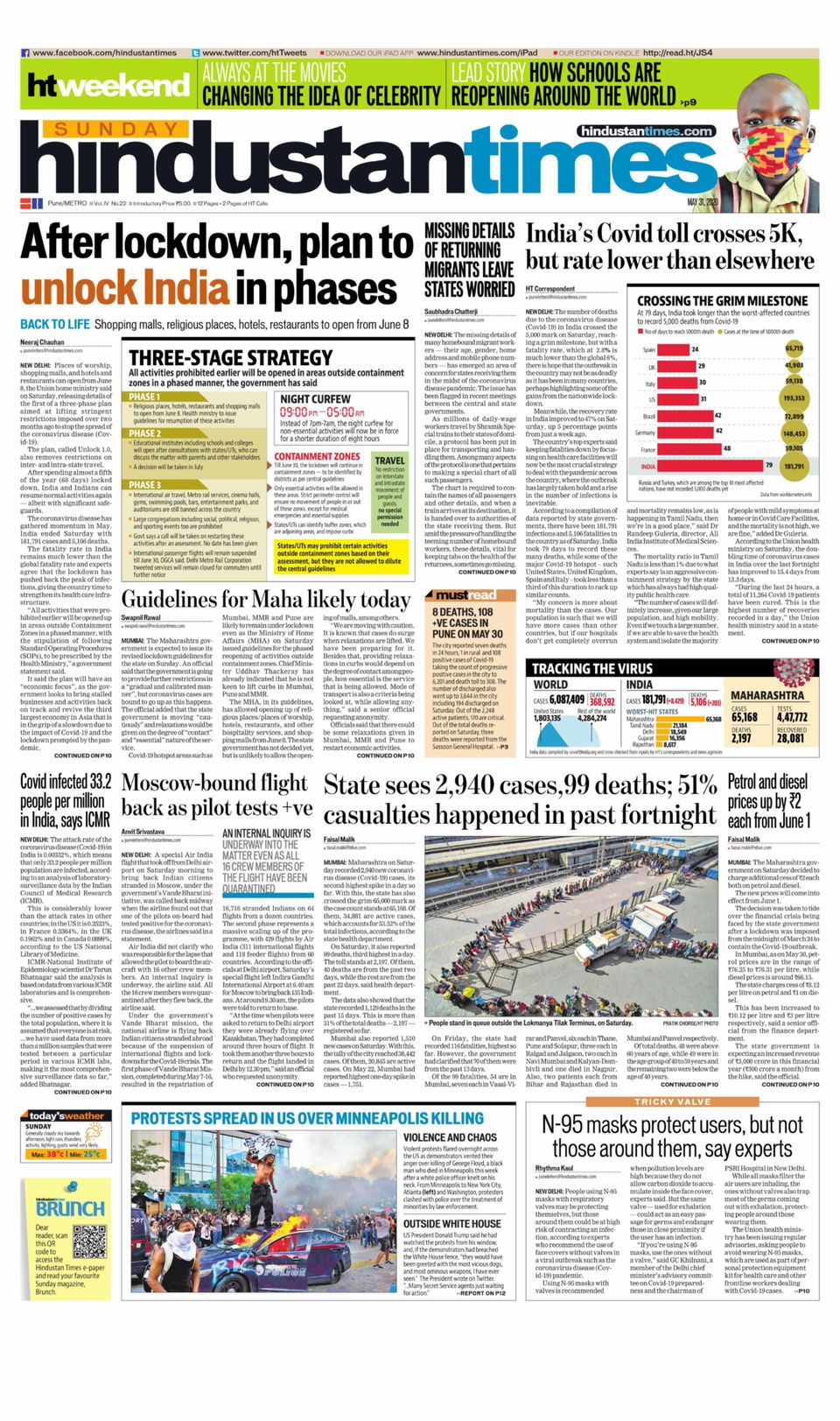 Hindustan Times PuneMay 31, 2020 Newspaper Get your Digital Subscription