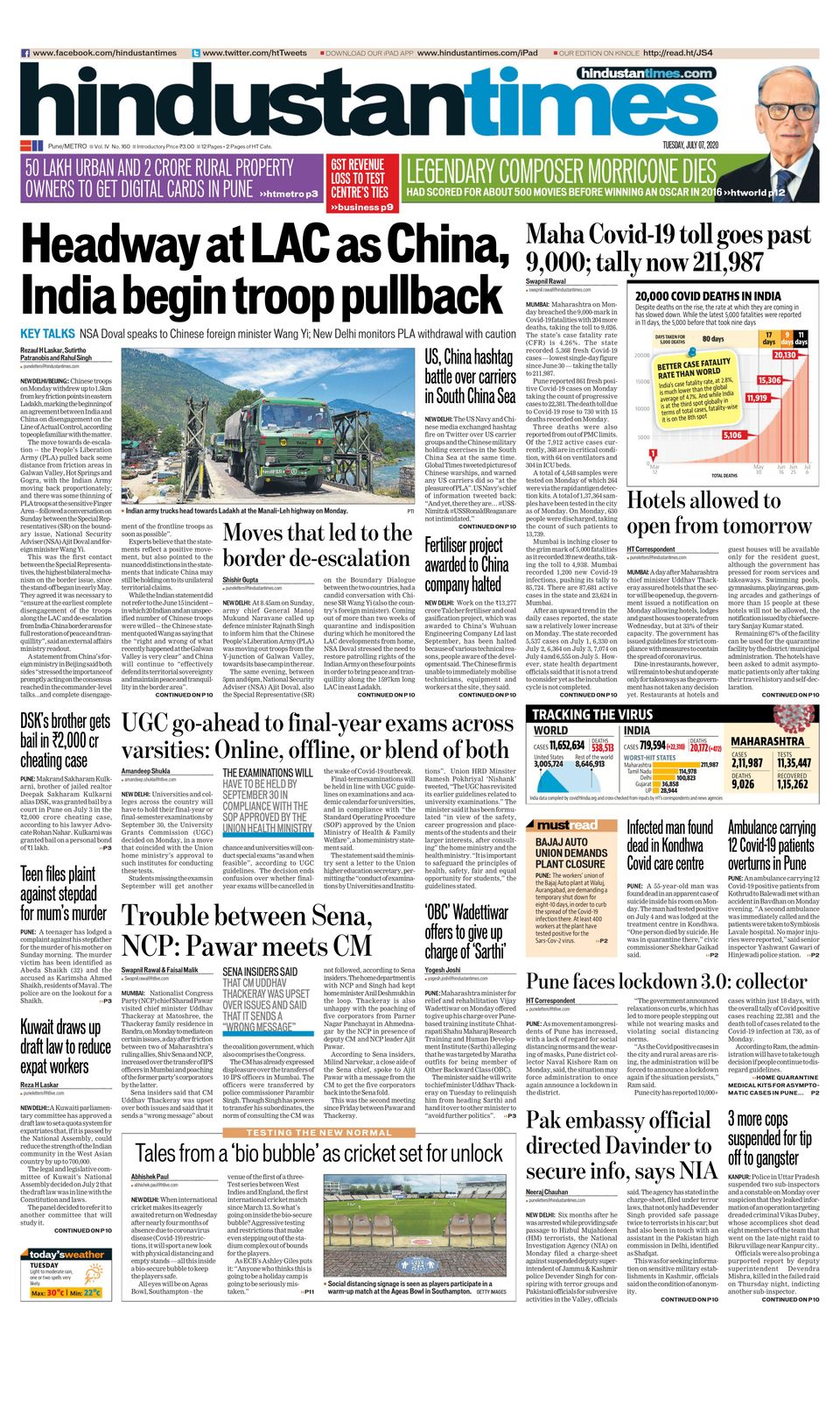 Get Digital Access To Hindustan Times Pune July 07 2020 Issue Get Digital Access To Hindustan Times Pune July 07 2020 Issue