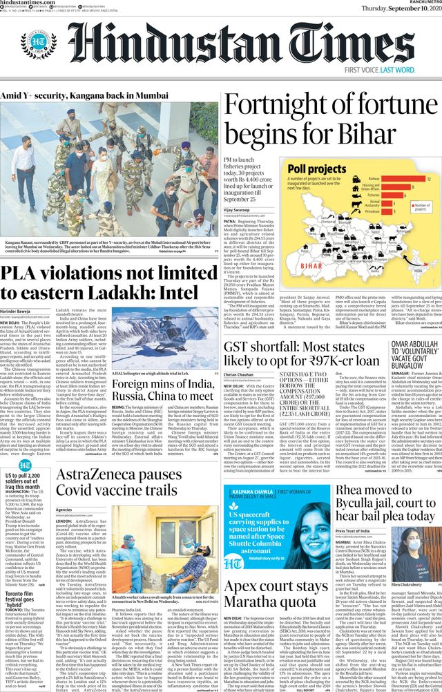 Hindustan Times Ranchi