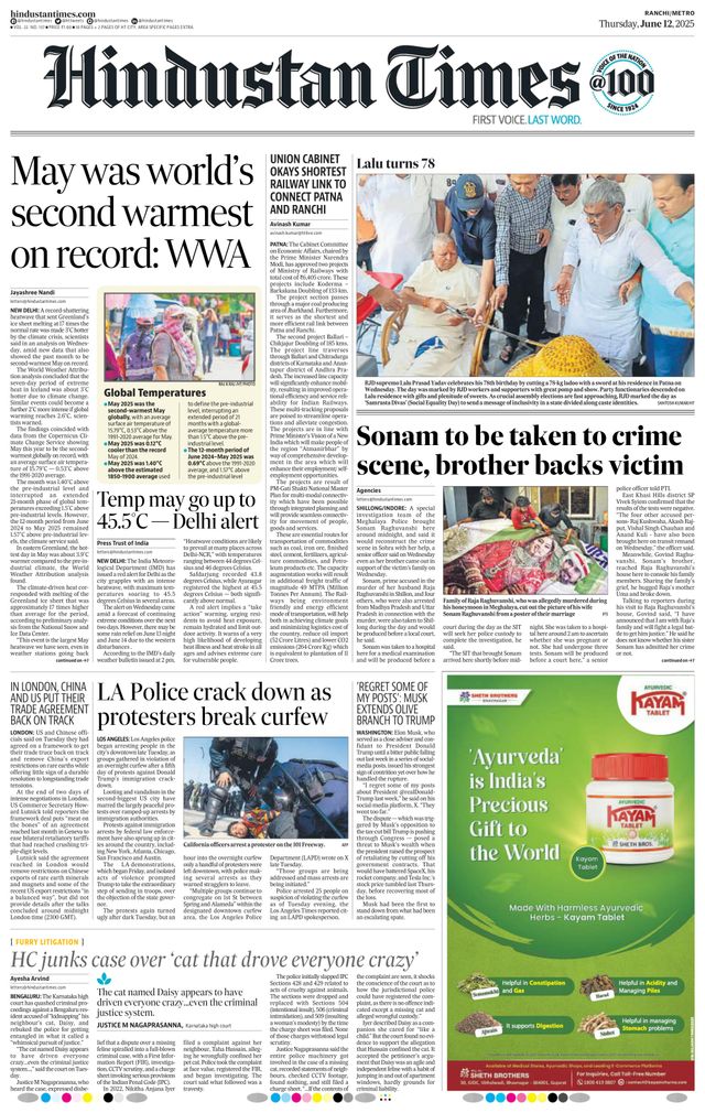 Hindustan Times Ranchi