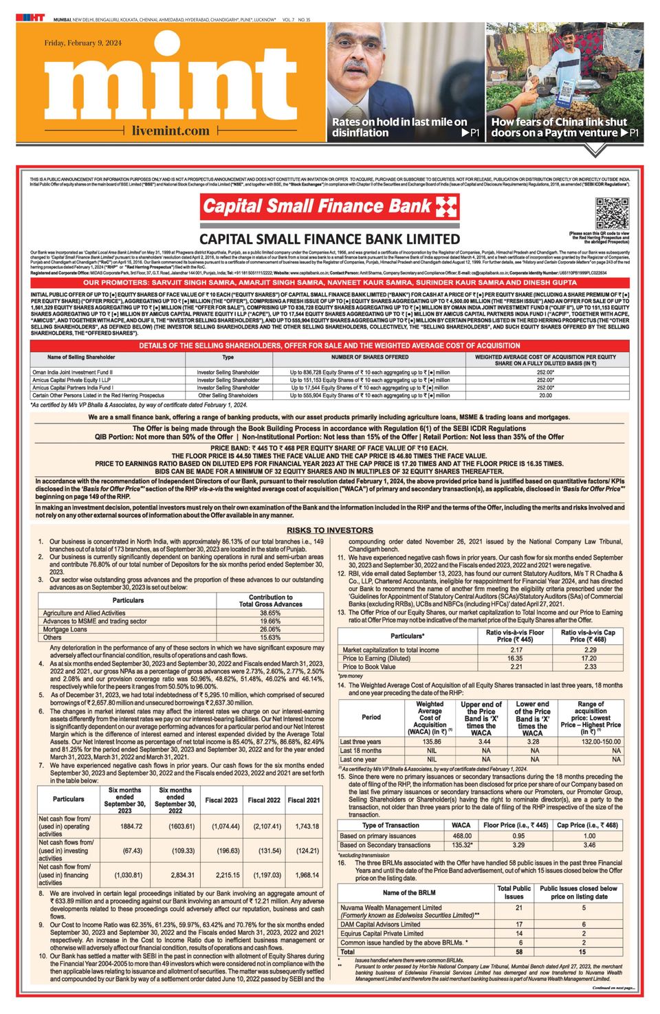 Mint MumbaiFebruary 09, 2024 Newspaper Get your Digital Subscription