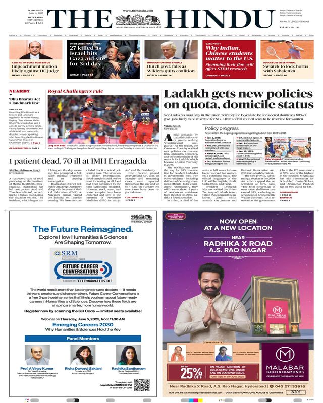 The Hindu Hyderabad