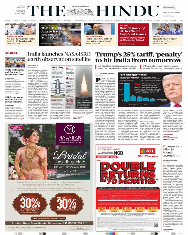 The Hindu Hyderabad