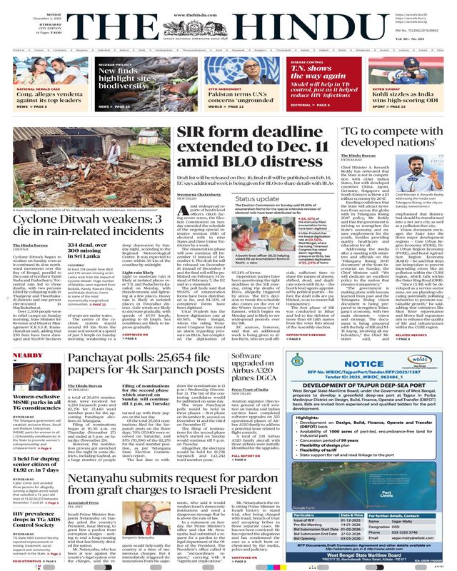 The Hindu Hyderabad