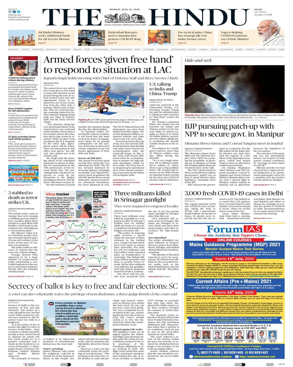 the-hindu-delhi-june-22-2020-newspaper-get-your-digital-subscription