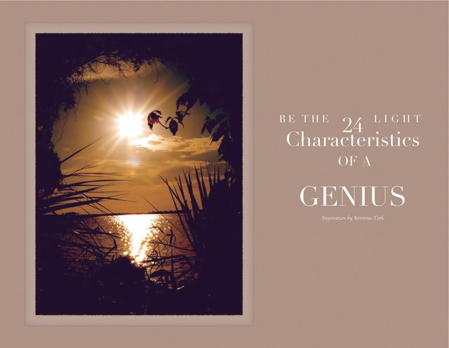 24 Characteristics of a Genius