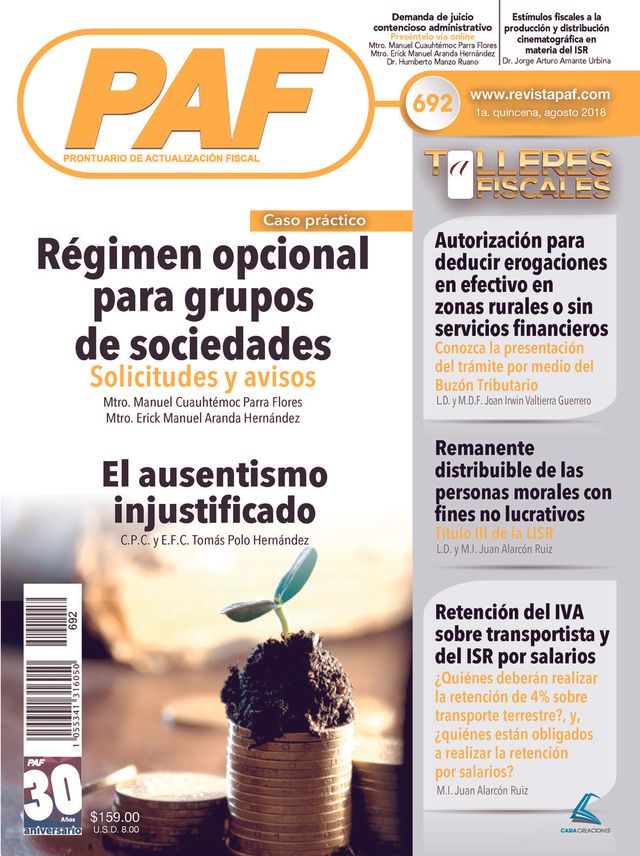 Prontuario de Actualización Fiscal (PAF)