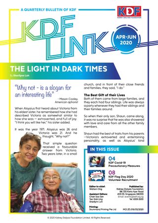 KDF LINK  Cover - April - June 2020 Edition