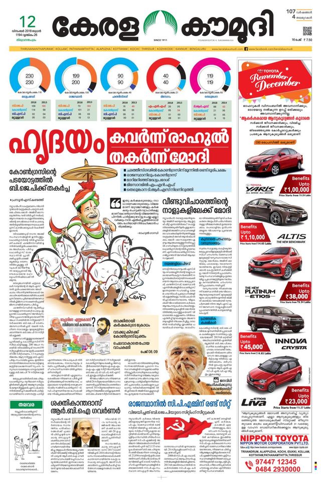Keralakaumudi Epaper