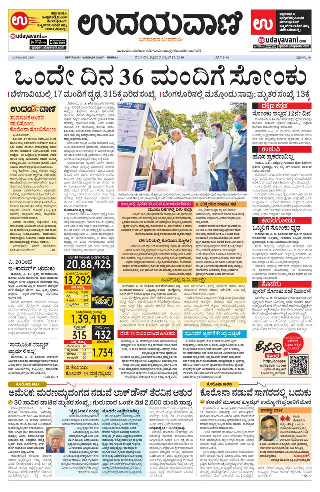 Udayavani - Kannada Daily Mumbai