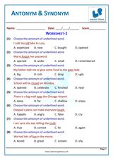 Antonym &amp; Synonym-Workbook