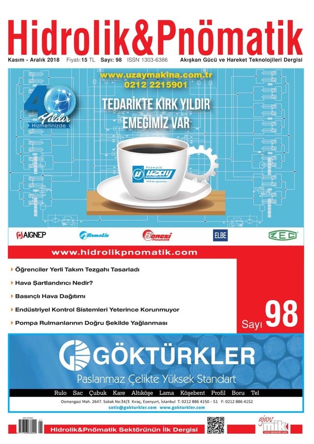 Hidrolik & Pnömatik Dergisi/Hydraulic & Pneumatic Magazine - e-magazine
