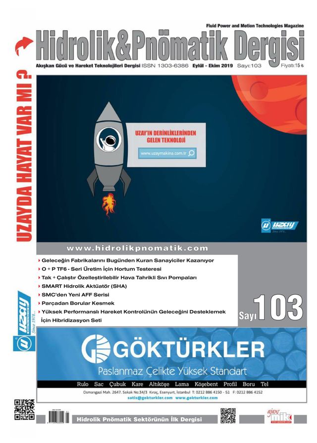 Hidrolik & Pnömatik Dergisi/Hydraulic & Pneumatic Magazine - e-magazine