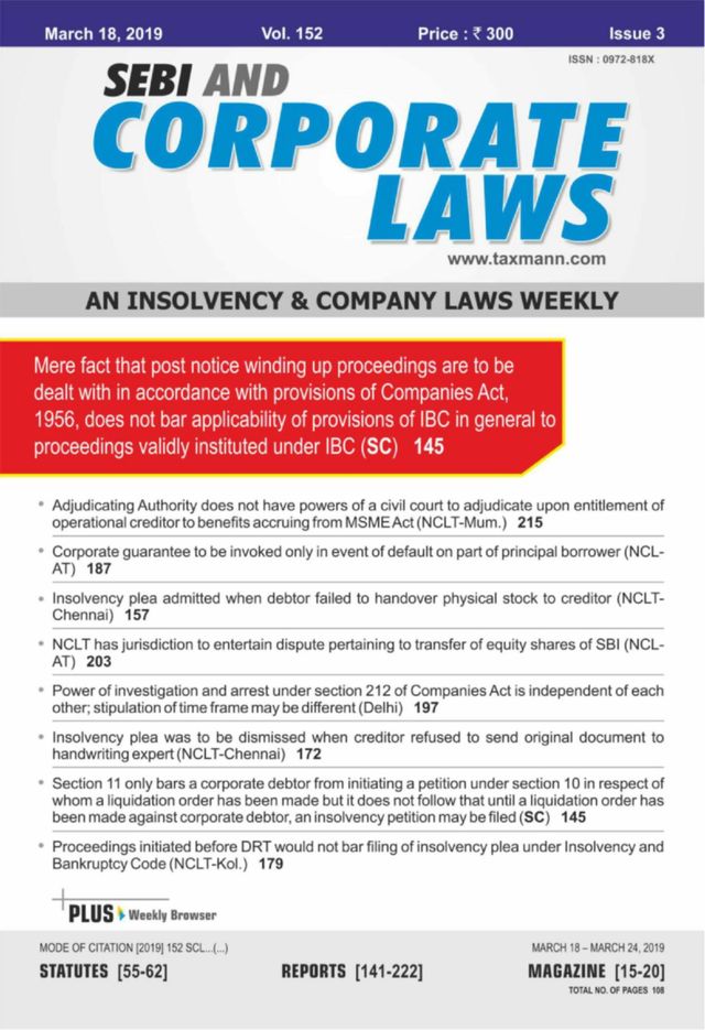 SEBI and Corporate Laws