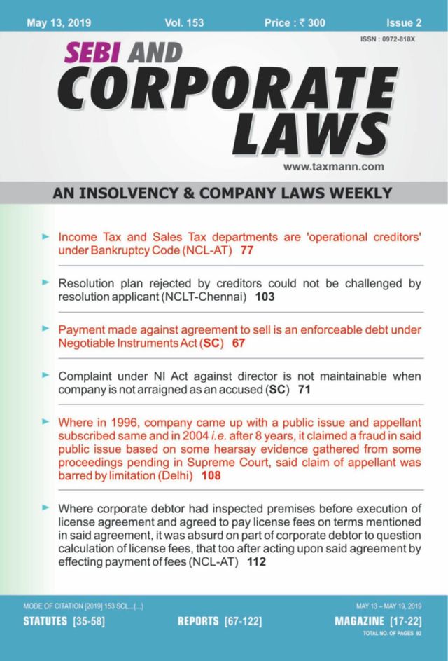 SEBI and Corporate Laws