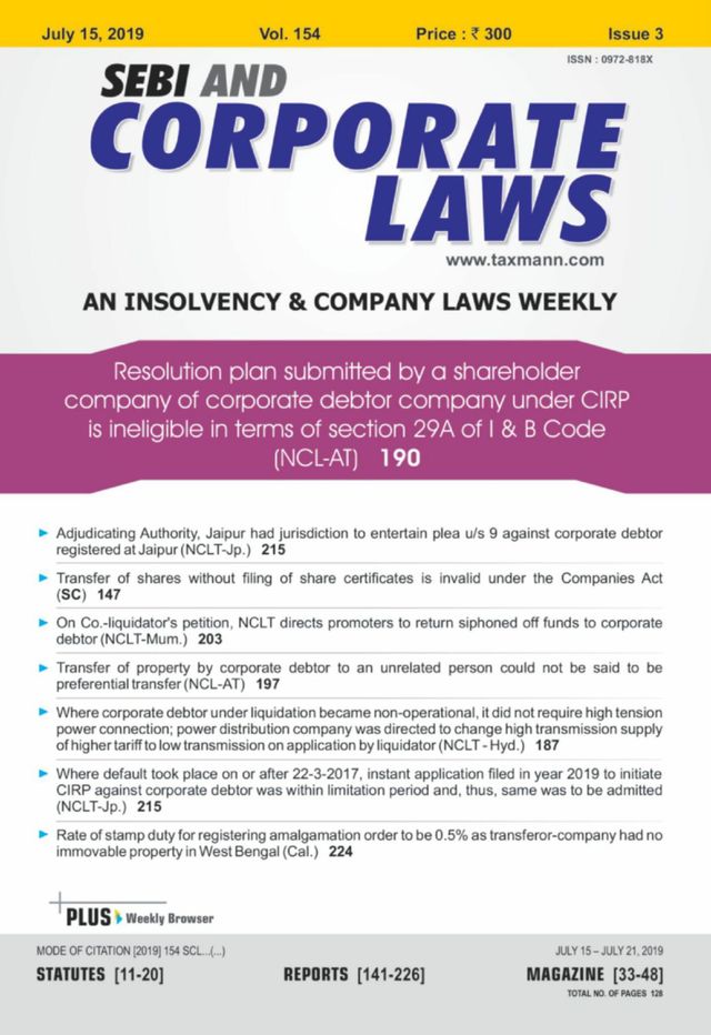SEBI and Corporate Laws