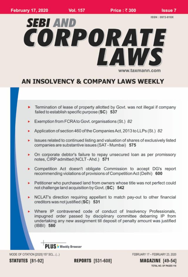 SEBI and Corporate Laws