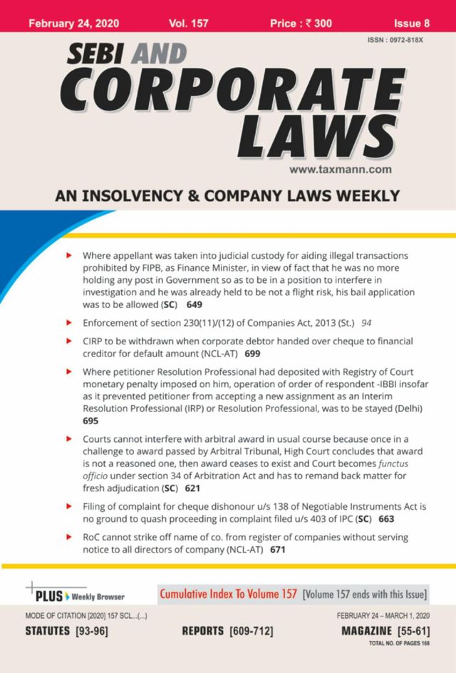 SEBI and Corporate Laws