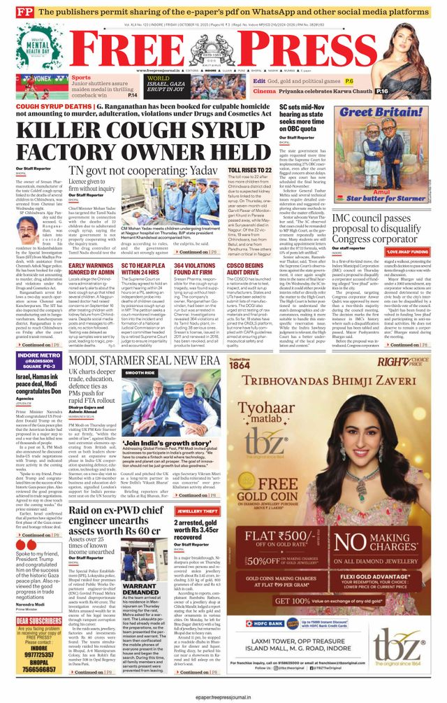 The Free Press Journal - Indore