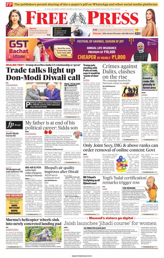 The Free Press Journal - Indore