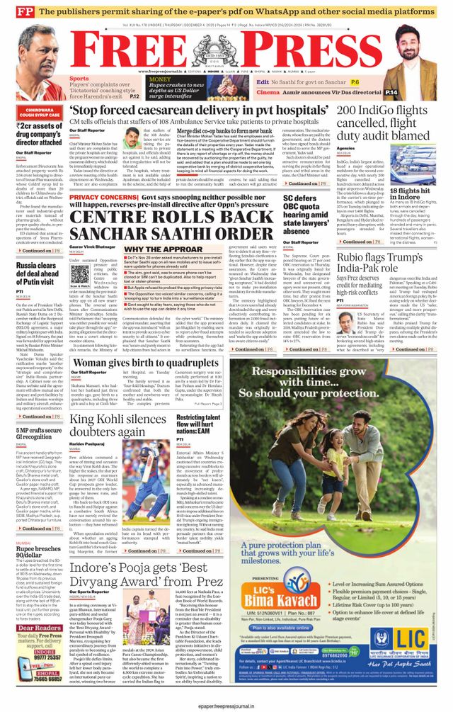 The Free Press Journal - Indore