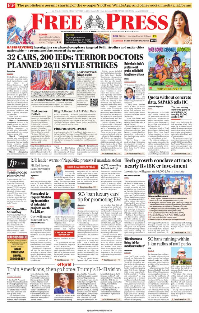 The Free Press Journal - Bhopal