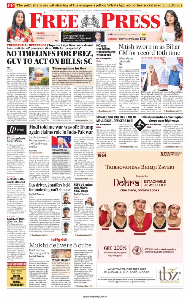 The Free Press Journal - Bhopal