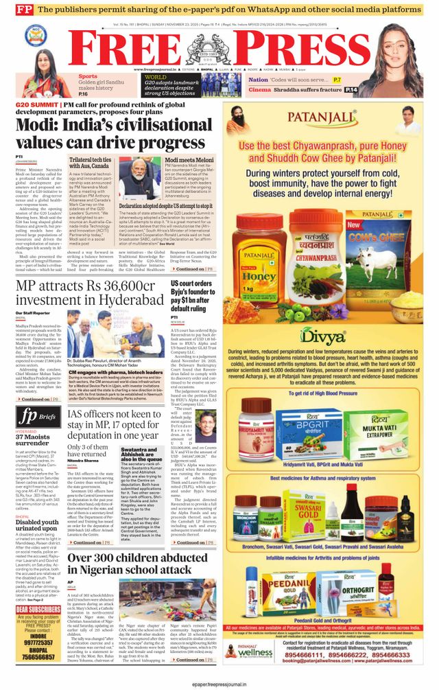 The Free Press Journal - Bhopal