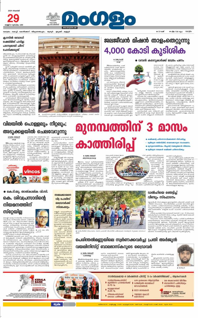 Mangalam Daily Kottayam