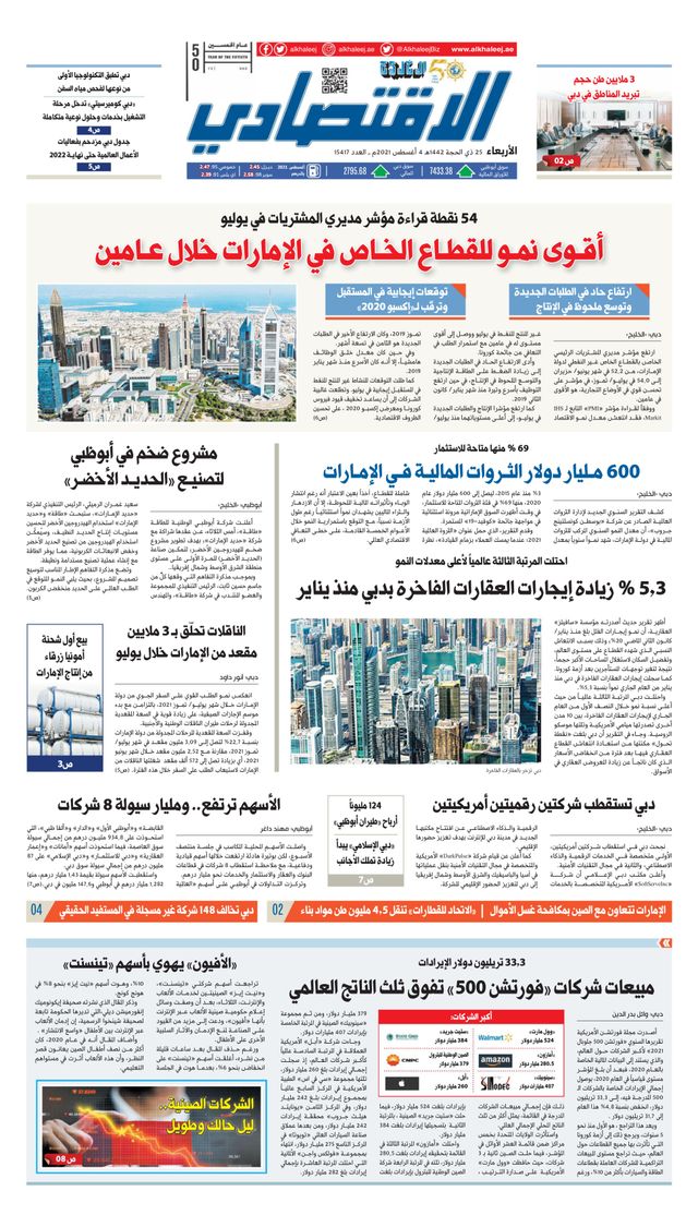 Al Khaleej Economy الخليج الاقتصادي