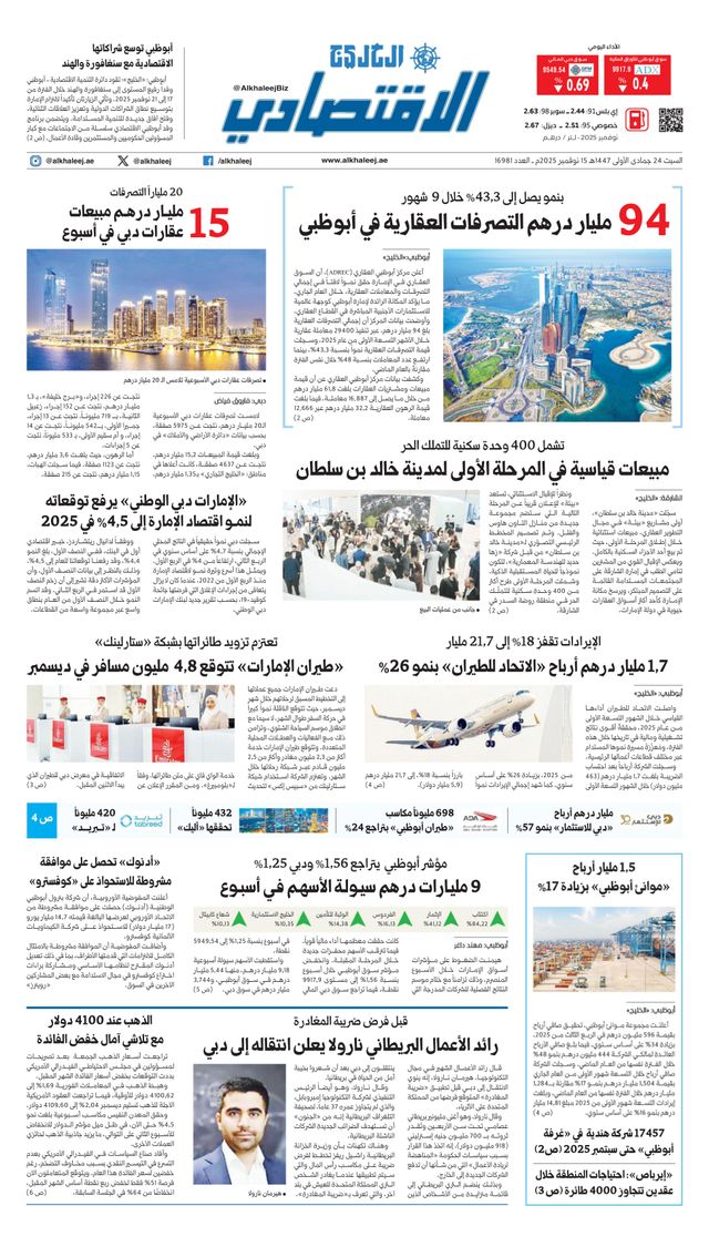 Al Khaleej Economy الخليج الاقتصادي