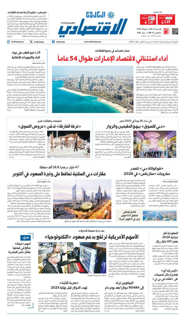 Al Khaleej Economy الخليج الاقتصادي