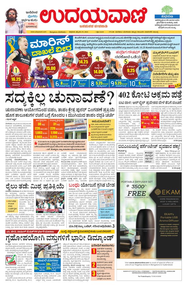 Udayavani - Kannada Daily Bangalore