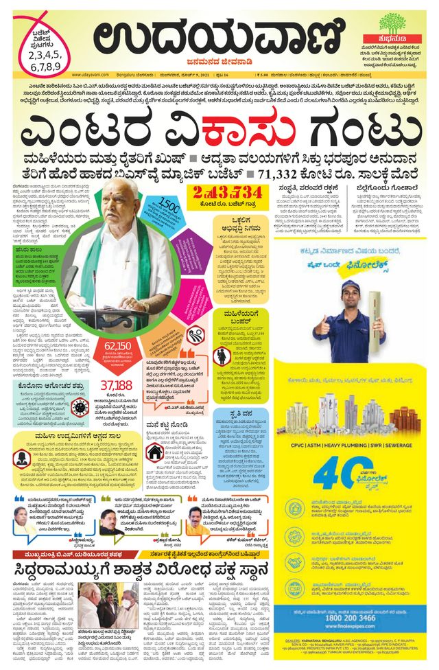 Udayavani - Kannada Daily Bangalore