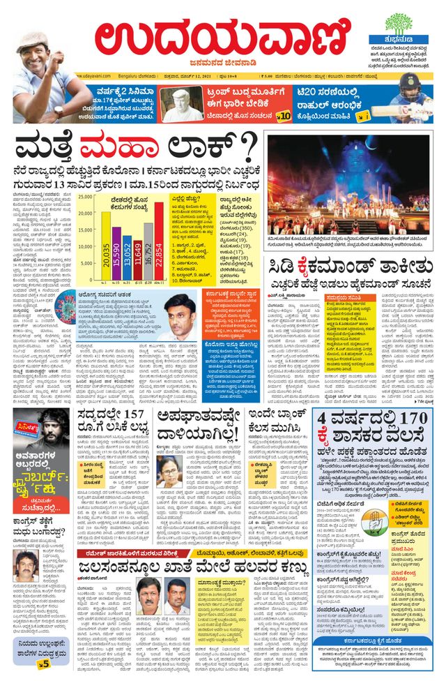 Udayavani - Kannada Daily Bangalore