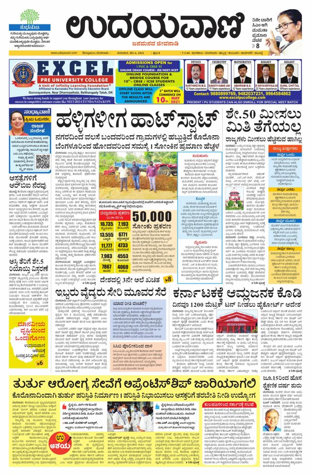 Udayavani - Kannada Daily Bangalore