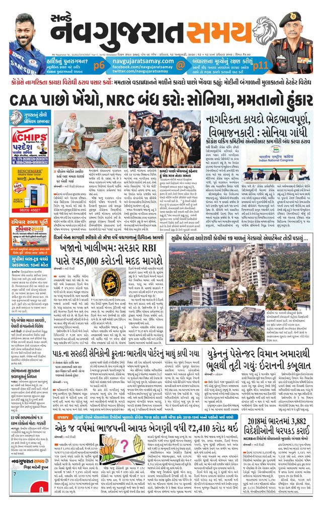 Navgujarat Samay Ahmedabad