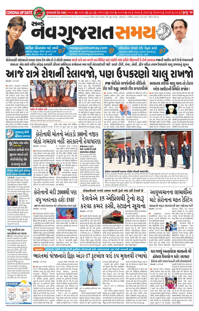 Navgujarat Samay Ahmedabad