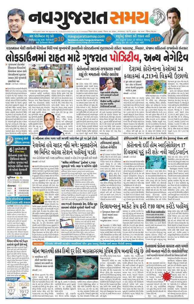 Navgujarat Samay Ahmedabad