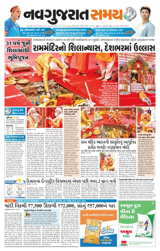 Navgujarat Samay Ahmedabad