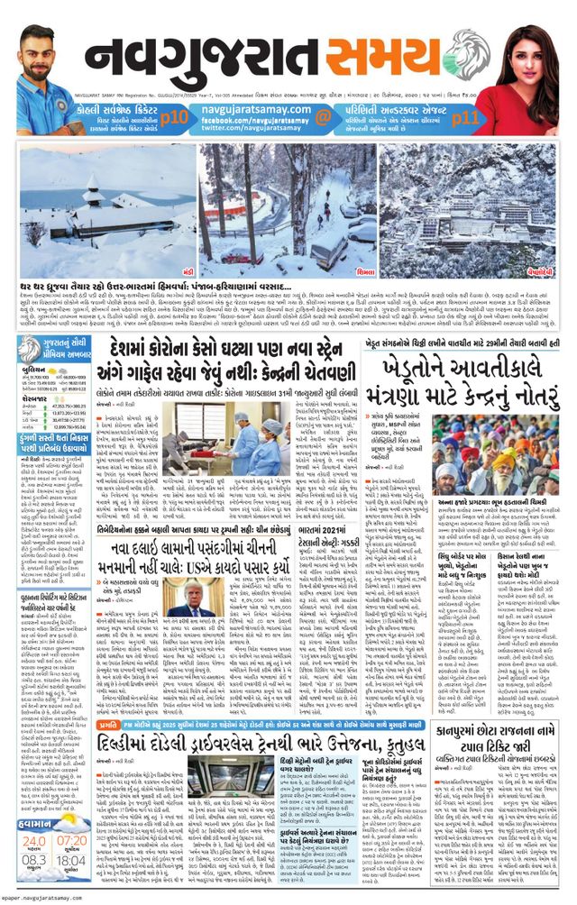 Navgujarat Samay Ahmedabad